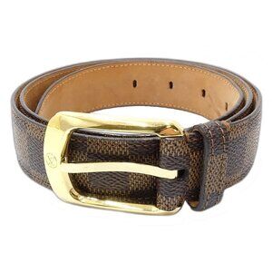 LOUIS VUITTON Brown Damier Belt
